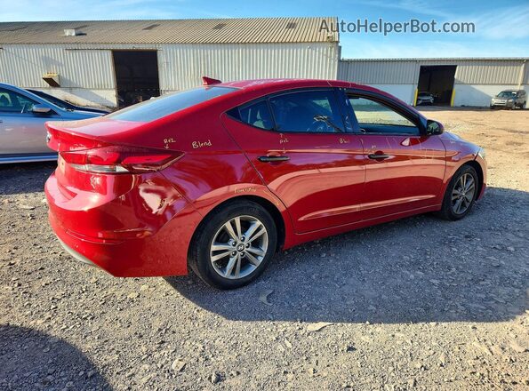 5NPD84LF7HH021153 2017 HYUNDAI ELANTRA Red Rear right
