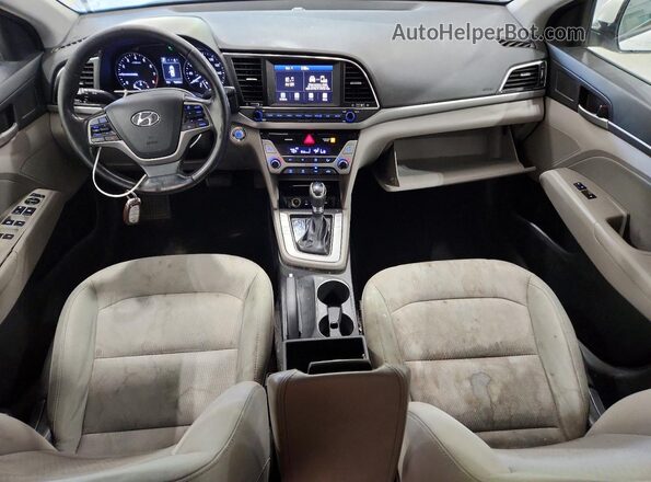 5NPD84LF7HH027101 2017 HYUNDAI ELANTRA White Вид панелі приладів