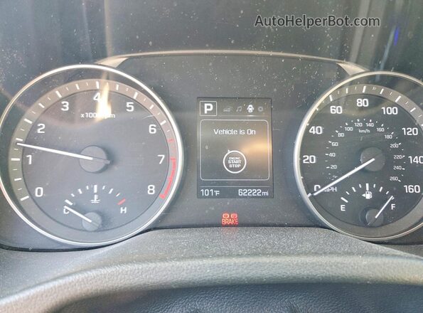 5NPD84LF7HH061670 2017 HYUNDAI ELANTRA Red Вид щитка приладів