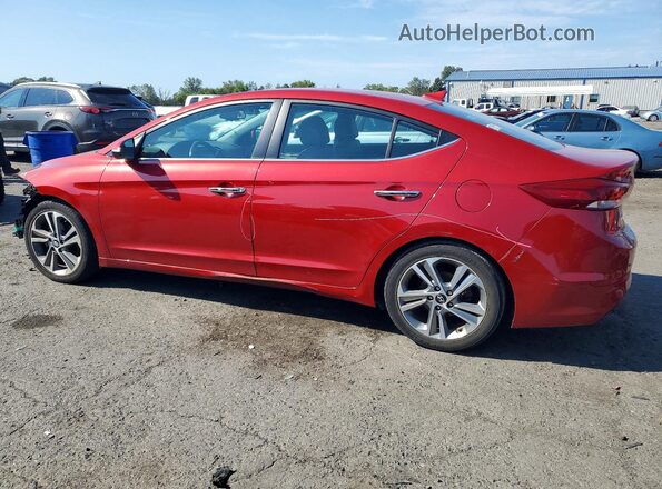 5NPD84LF7HH061670 2017 HYUNDAI ELANTRA Red Задня ліва чверть