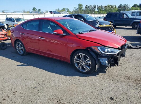5NPD84LF7HH061670 2017 HYUNDAI ELANTRA Red Передня права чверть