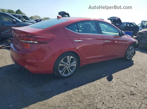 5NPD84LF7HH061670 2017 HYUNDAI ELANTRA Red Задня права чверть