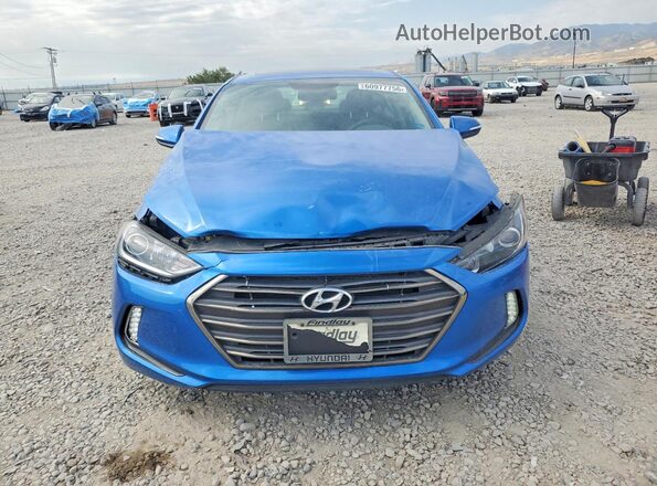 5NPD84LF7HH070384 2017 HYUNDAI ELANTRA Синий Вид спереди