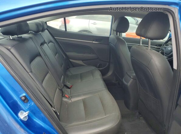 5NPD84LF7HH070384 2017 HYUNDAI ELANTRA Синий Вид задних сидений