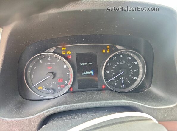 5NPD84LF7HH097259 2017 HYUNDAI ELANTRA Красный Вид щитка приборов