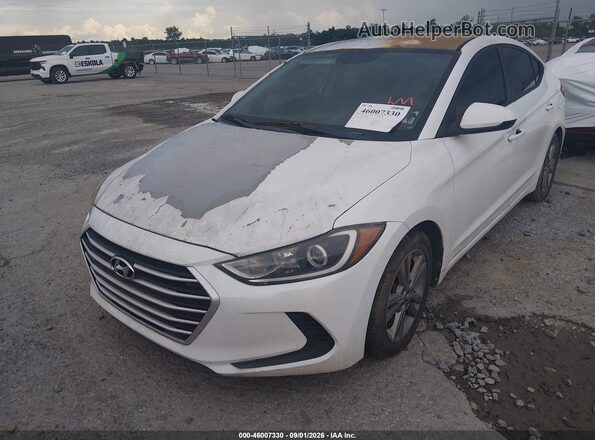 5NPD84LF7HH097648 2017 HYUNDAI ELANTRA White წინა მარცხენა ხედი სამი მეოთხედიდან