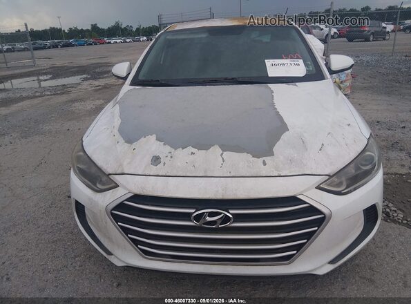 5NPD84LF7HH097648 2017 HYUNDAI ELANTRA White ხელსაწყოთა პანელის ხედი