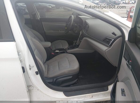 5NPD84LF7HH097648 2017 HYUNDAI ELANTRA White წინა სალონის ხედი