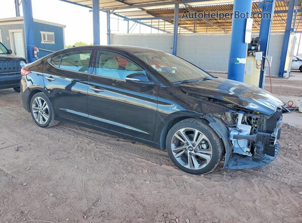 5NPD84LF7HH115789 2017 HYUNDAI ELANTRA Black Przód prawy