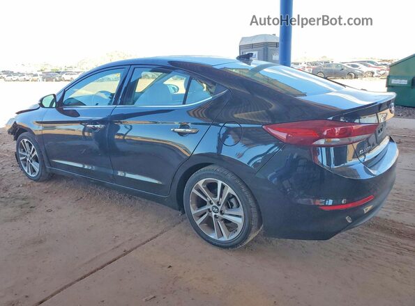 5NPD84LF7HH115789 2017 HYUNDAI ELANTRA Black Tył lewy