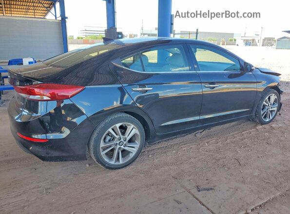 5NPD84LF7HH115789 2017 HYUNDAI ELANTRA Black Tył prawy