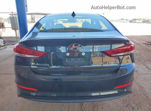 5NPD84LF7HH115789 2017 HYUNDAI ELANTRA Black Widok z tyłu
