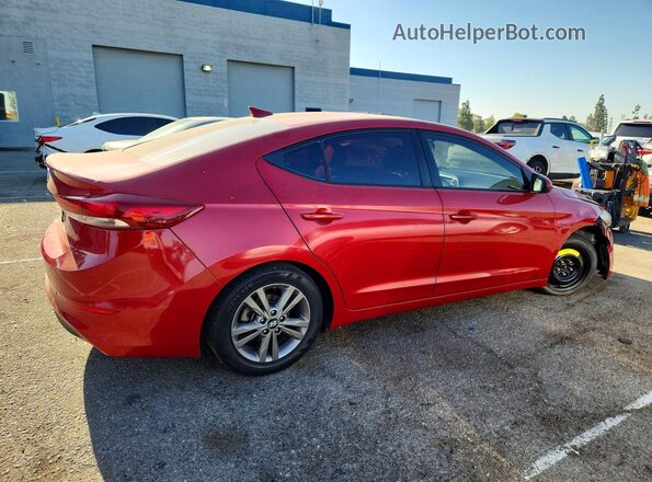5NPD84LF7JH221696 2018 HYUNDAI ELANTRA Red უკანა მარჯვენა