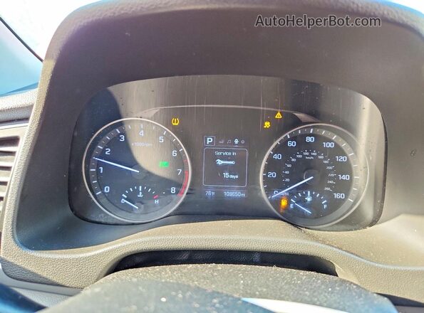 5NPD84LF7JH221696 2018 HYUNDAI ELANTRA Red ხელსაწყოთა პანელის ხედი