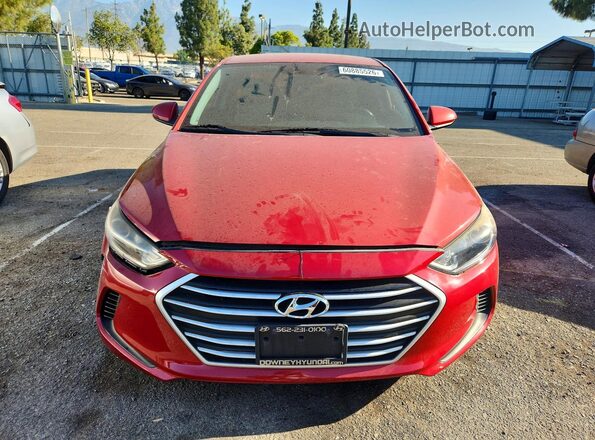 5NPD84LF7JH221696 2018 HYUNDAI ELANTRA Red წინა ხედი