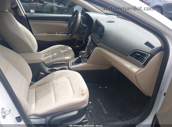 5NPD84LF7JH234352 2018 HYUNDAI ELANTRA White Front interior view