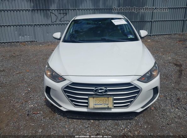 5NPD84LF7JH234352 2018 HYUNDAI ELANTRA White Instrument cluster view