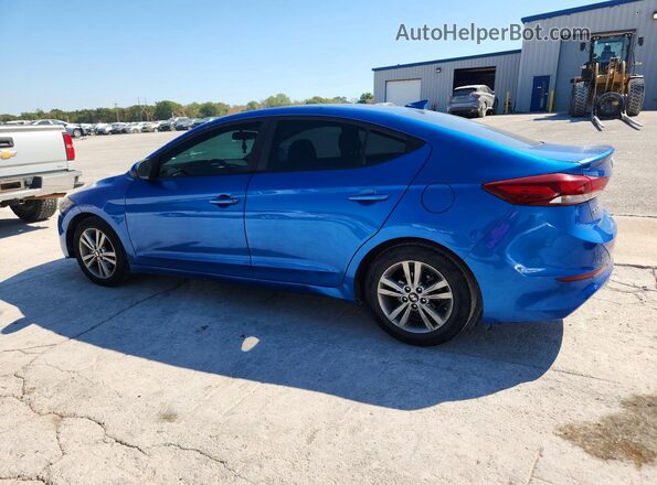 5NPD84LF7JH264404 2018 HYUNDAI ELANTRA Blue უკანა მარცხენა