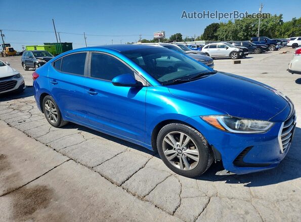 5NPD84LF7JH264404 2018 HYUNDAI ELANTRA Blue წინა მარჯვენა