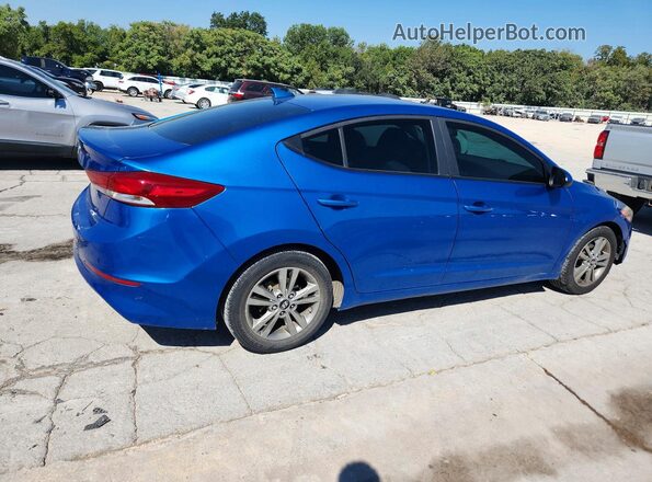 5NPD84LF7JH264404 2018 HYUNDAI ELANTRA Blue უკანა მარჯვენა