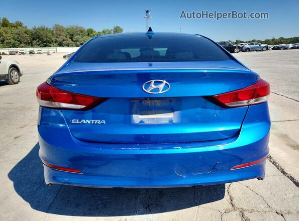 5NPD84LF7JH264404 2018 HYUNDAI ELANTRA Blue უკანა ხედი