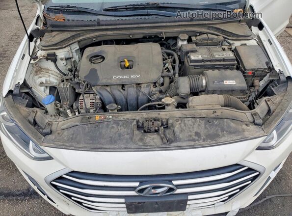 5NPD84LF7JH290811 2018 HYUNDAI ELANTRA White უკანა სალონის ხედი