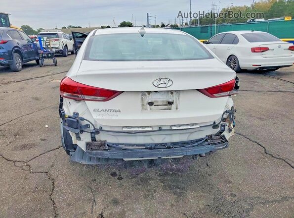 5NPD84LF7JH290811 2018 HYUNDAI ELANTRA White უკანა ხედი