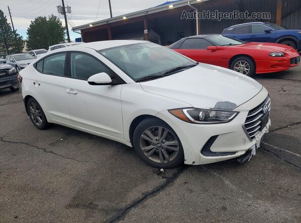 5NPD84LF7JH290811 2018 HYUNDAI ELANTRA White წინა მარჯვენა