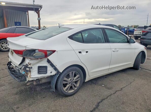 5NPD84LF7JH290811 2018 HYUNDAI ELANTRA White უკანა მარჯვენა