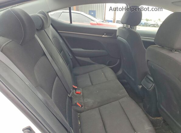 5NPD84LF7JH290811 2018 HYUNDAI ELANTRA White უკანა სავარძლების ხედი