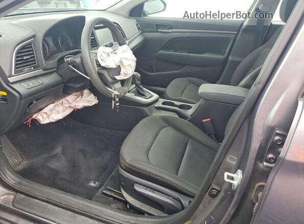 5NPD84LF7JH331583 2018 HYUNDAI ELANTRA Charcoal Widok wnętrza z przodu
