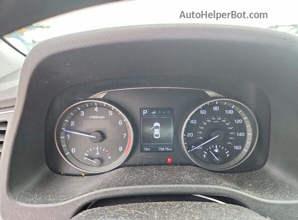 5NPD84LF7JH331583 2018 HYUNDAI ELANTRA Charcoal Widok zestawu wskaźników