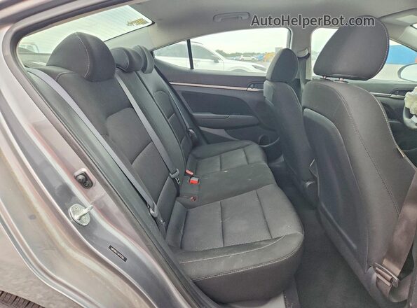 5NPD84LF7JH331583 2018 HYUNDAI ELANTRA Charcoal Widok tylnych siedzeń