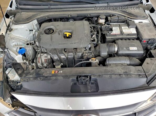 5NPD84LF7KH425125 2019 HYUNDAI ELANTRA Silver Rear interior view