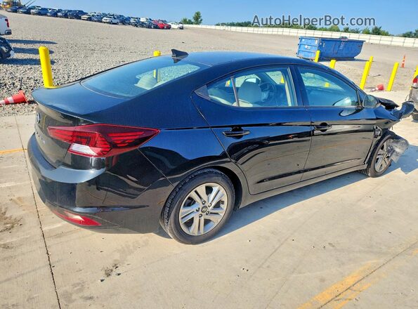5NPD84LF7KH428753 2019 HYUNDAI ELANTRA Black Tył prawy