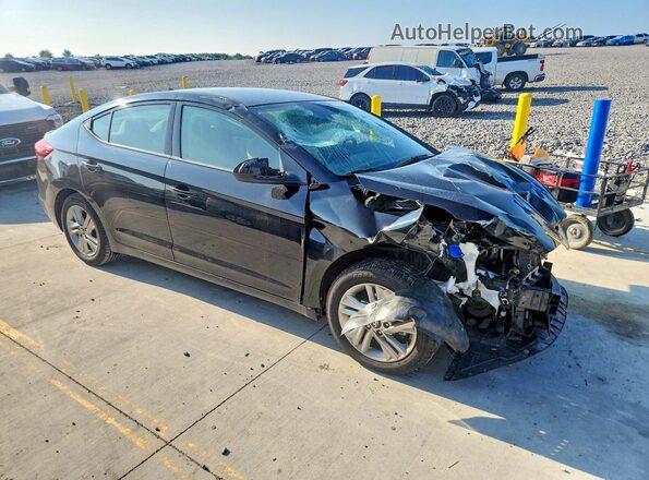 5NPD84LF7KH428753 2019 HYUNDAI ELANTRA Black Przód prawy