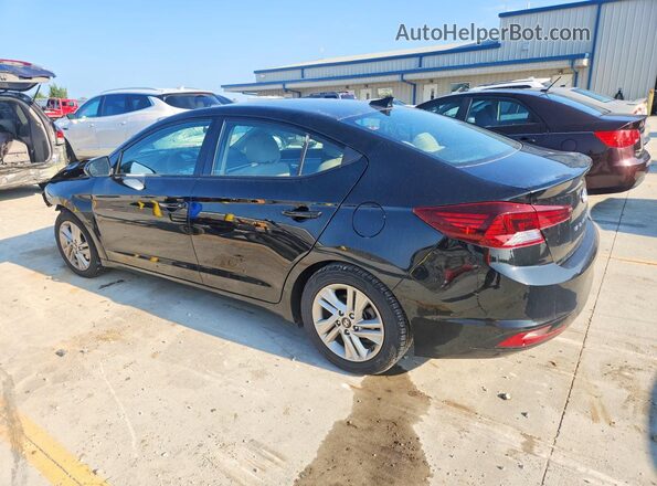 5NPD84LF7KH428753 2019 HYUNDAI ELANTRA Black Tył lewy