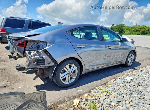 5NPD84LF7KH466287 2019 HYUNDAI ELANTRA Gray Հետևի աջ