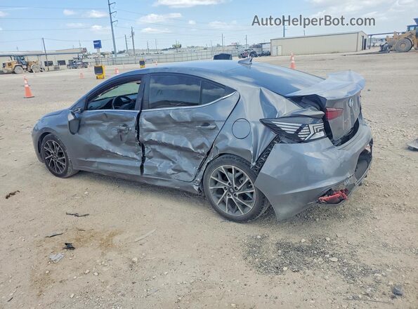 5NPD84LF7KH483610 2019 HYUNDAI ELANTRA Charcoal Задня ліва чверть