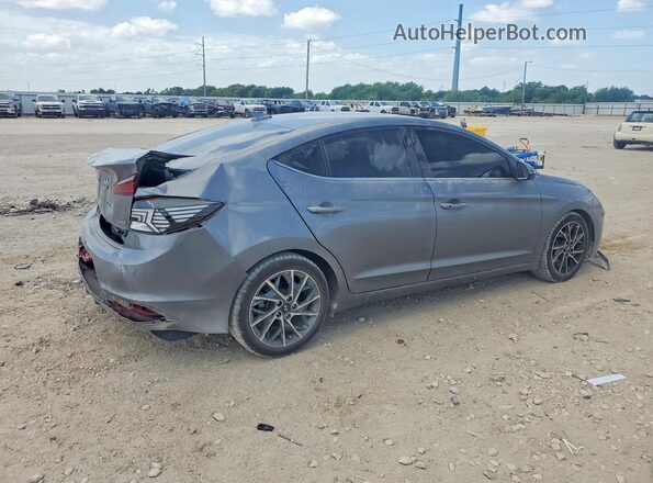 5NPD84LF7KH483610 2019 HYUNDAI ELANTRA Charcoal Задня права чверть