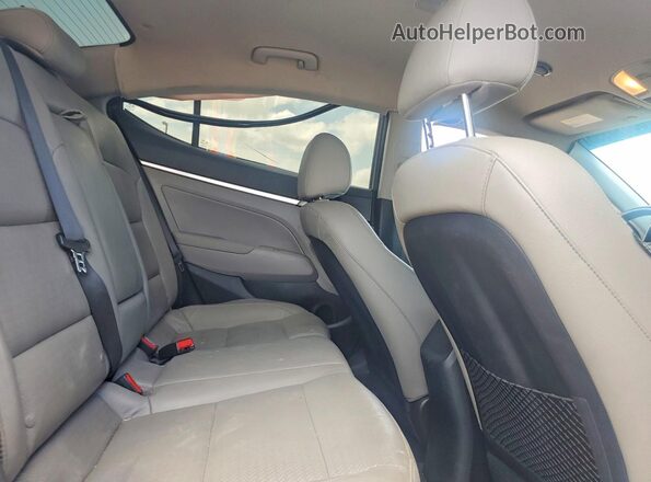 5NPD84LF7KH483610 2019 HYUNDAI ELANTRA Charcoal Вид задніх сидінь