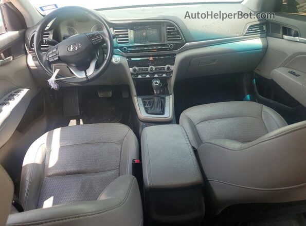 5NPD84LF7KH483610 2019 HYUNDAI ELANTRA Charcoal Вид панелі приладів