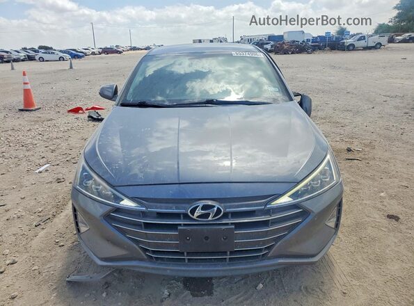 5NPD84LF7KH483610 2019 HYUNDAI ELANTRA Charcoal Вид спереду