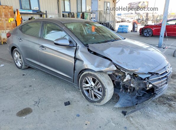 5NPD84LF7LH510015 2020 HYUNDAI ELANTRA Серый Передняя правая четверть