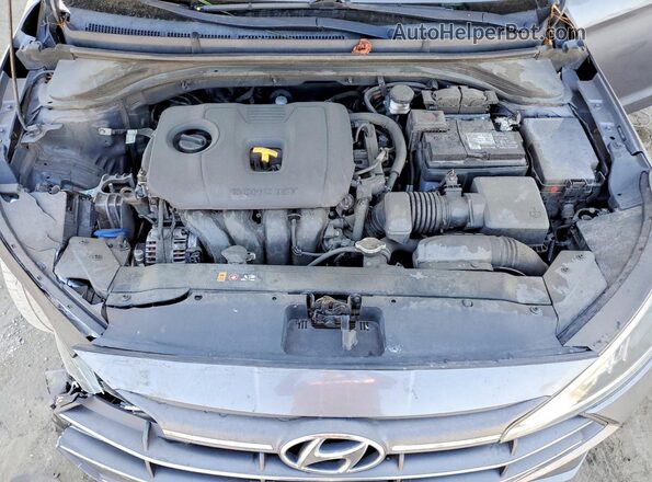 5NPD84LF7LH510015 2020 HYUNDAI ELANTRA Серый Вид задней части салона