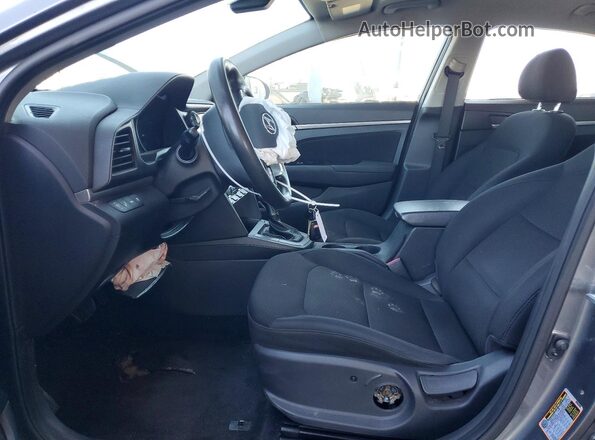 5NPD84LF7LH510015 2020 HYUNDAI ELANTRA Серый Вид салона спереди