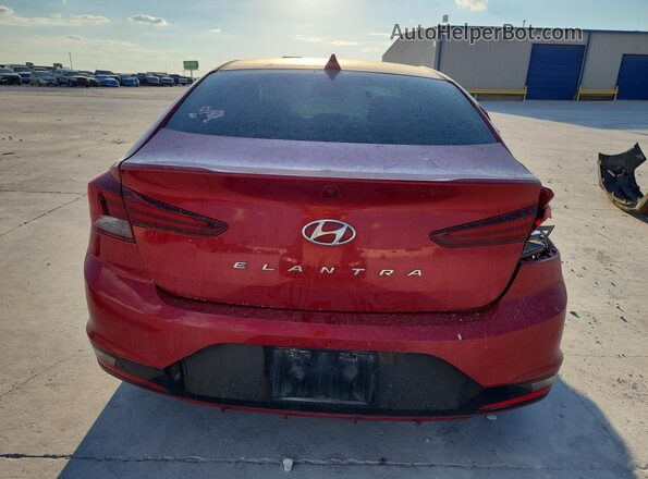 5NPD84LF7LH533746 2020 HYUNDAI ELANTRA Red Հետևի տեսք