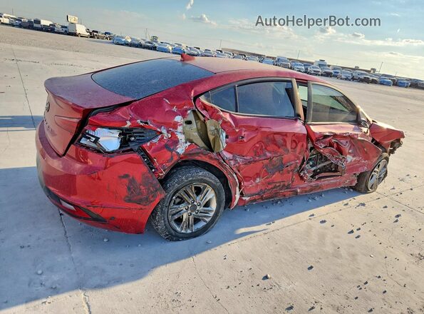 5NPD84LF7LH533746 2020 HYUNDAI ELANTRA Red Հետևի աջ