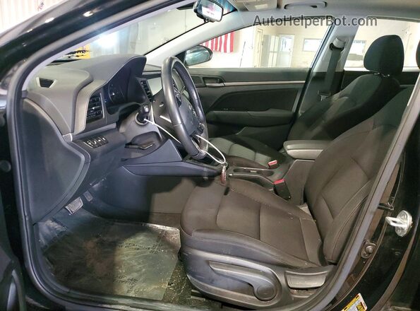 5NPD84LF7LH537747 2020 HYUNDAI ELANTRA Black წინა სალონის ხედი