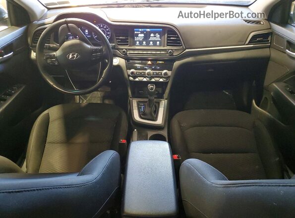 5NPD84LF7LH537747 2020 HYUNDAI ELANTRA Black წინა პანელის ხედი